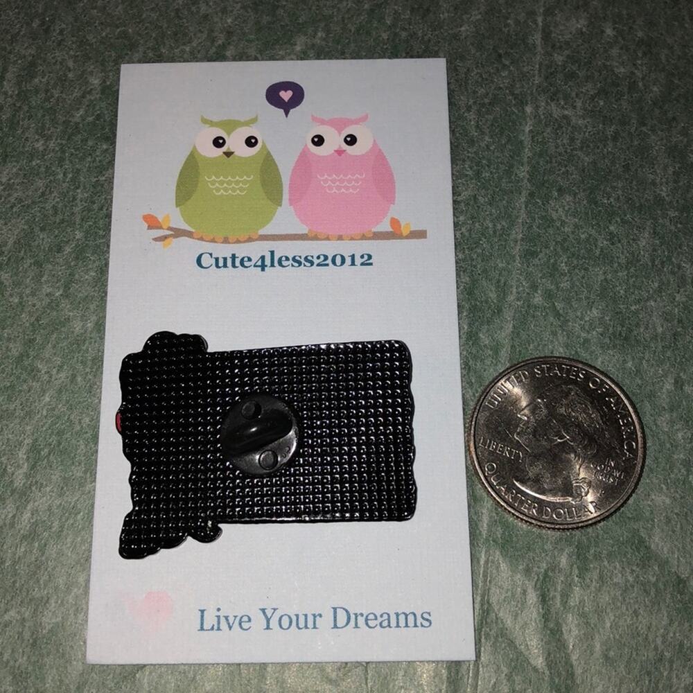 Just One More Chapter Book Pin Brooch - Picture 2 of 2